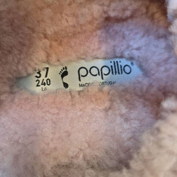 Birkenstock Papillio Arizona Shearling Teddy Faded Pink Size 6 Narrow - Picture 6 of 6